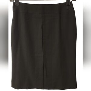 CHANEL BLACK PLEADED‎ SKIRT
